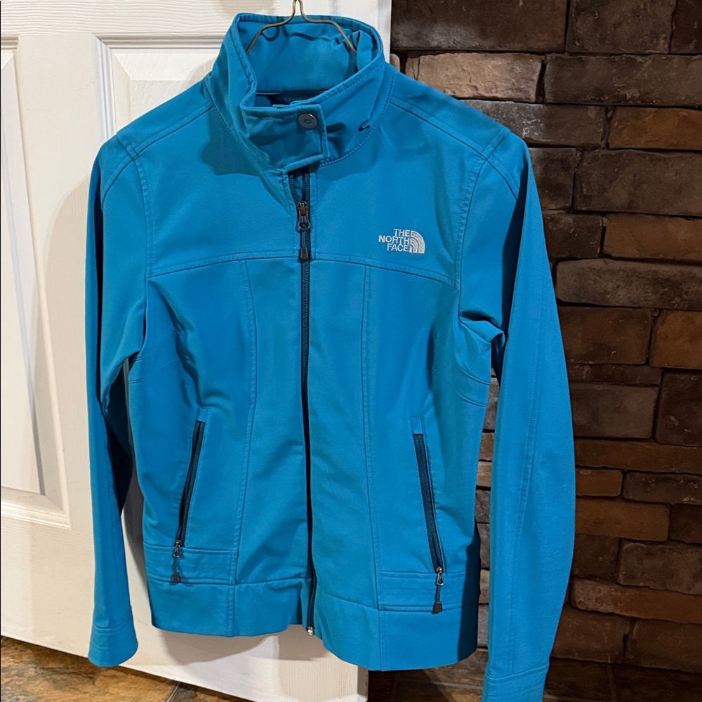 The North Face Vibrant Blue Softshell Jacket
